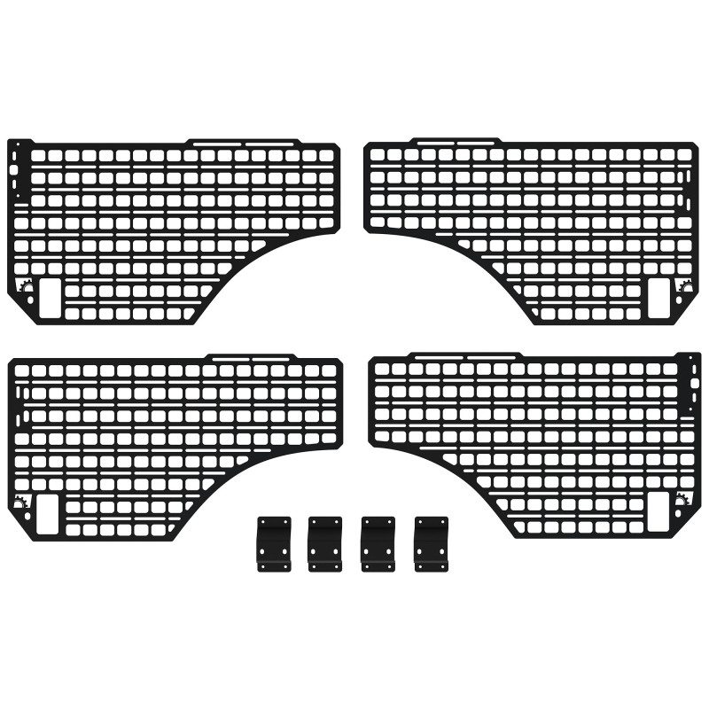 RAM 1500 Bedside Rack System - BuiltRight Industries - Full 4pc Kit - `09-`19